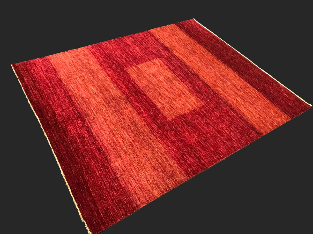 Afghan modern rug 244x199cm