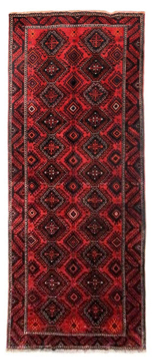 Vintage Balouch Galleria-Rug 390x160cm | Rug# 4285