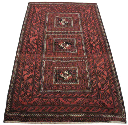 Vintage Persian Nomadic Balouch rug 185x105 cm | Rug#27106
