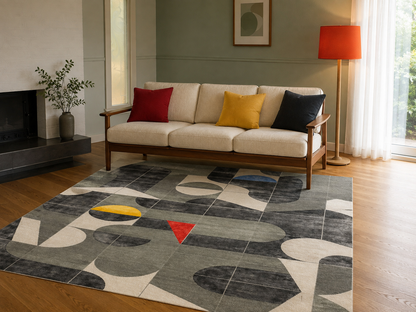 Scandinavian Designer Rug 297x201cm | Rug# 31192