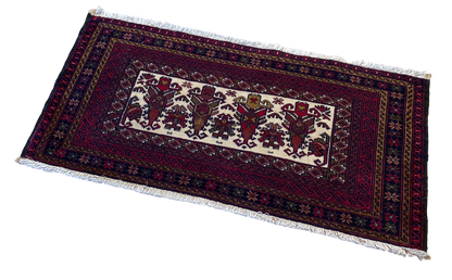 Rare Persian Balouch Tribal Bagface 105x52cm 105x52cm | Rug# 3411