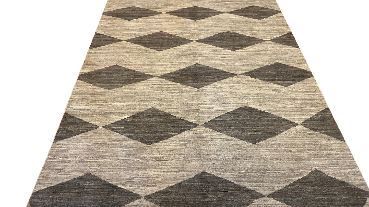 Afghan khodrang modern hand-knotted 236x161 cm | Rug# 24314