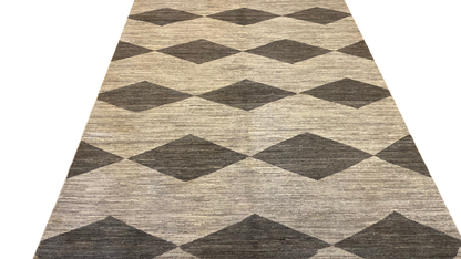 Afghan khodrang modern hand-knotted 236x161 cm | Rug# 24314