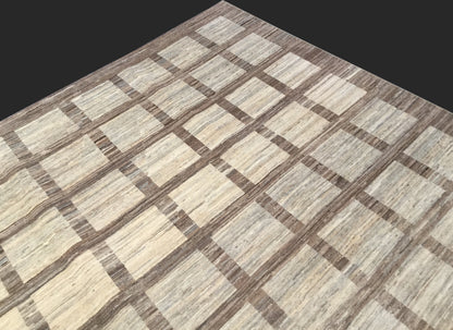 Persian Gabbeh, natural colour wool, no dyes 387x299 cm | Rug# 14037