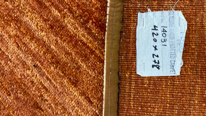 Afghan Turkaman weave, custom made quality modern design 420x278 cm | Rug# 14031
