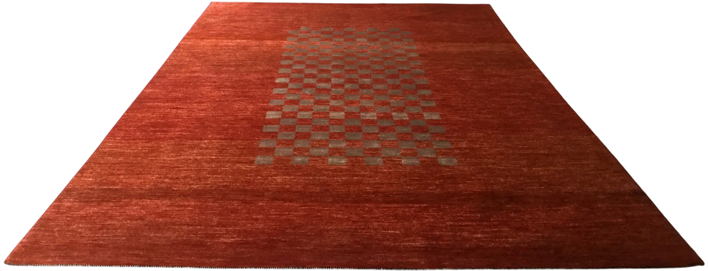 Afghan Turkaman weave, custom made quality modern design 420x278 cm | Rug# 14031