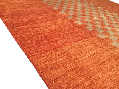 Afghan Turkaman weave, custom made quality modern design 420x278 cm | Rug# 14031