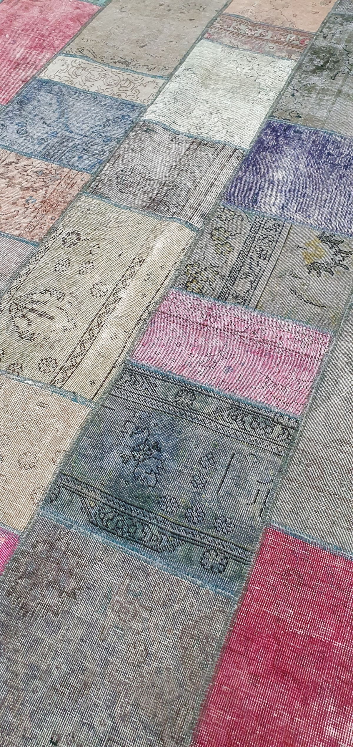 Vintage patchwork rug 306x205cm | Rug# 4522A