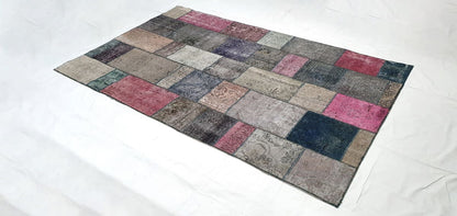 Vintage patchwork rug 306x205cm | Rug# 4522A