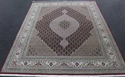 Superfine Amritsar in Tabriz  NZ wool pile 304x252 cm | Rug# 31061