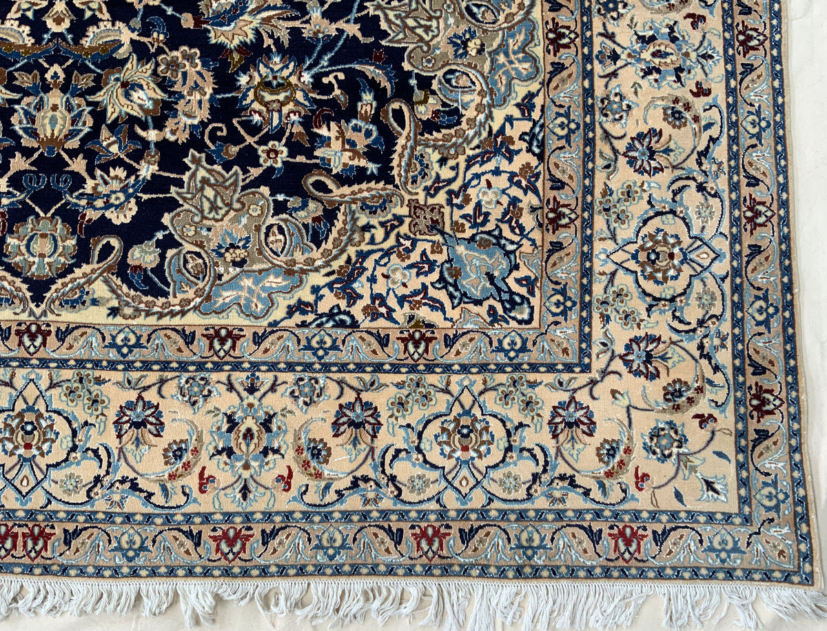 Fine Persian Nain 9LA Shah-Abbassi Rug 378x264 cm | Rug# 10071