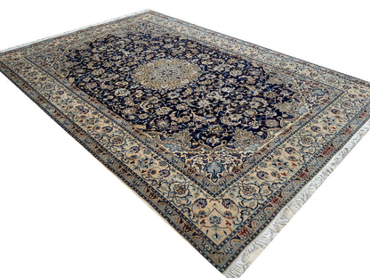 Fine Persian Nain 9LA Shah-Abbassi Rug 378x264 cm | Rug# 10071