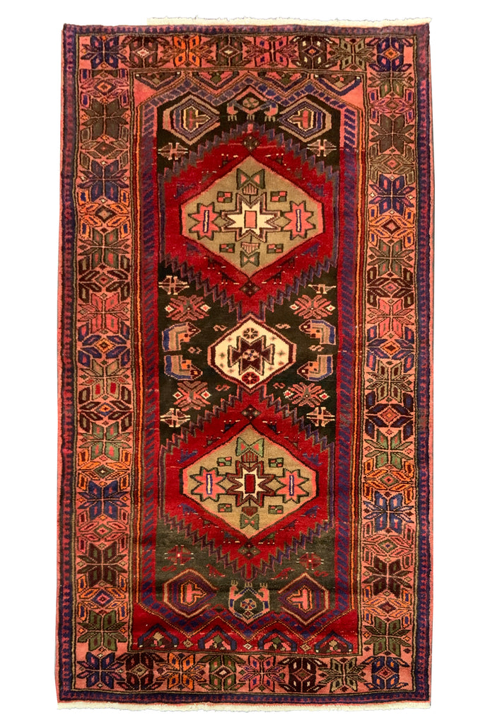 Vintage Kurdi Hamedan Rug – Rare Tribal Piece c.1960 198x110cm | Rug#10611