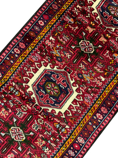 Vintage Persian Karajeh-Heriz Runner 382x80 cm | Rug# 10589