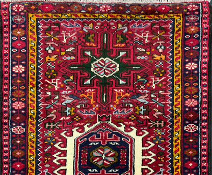 Vintage Persian Karajeh-Heriz Runner 382x80 cm | Rug# 10589