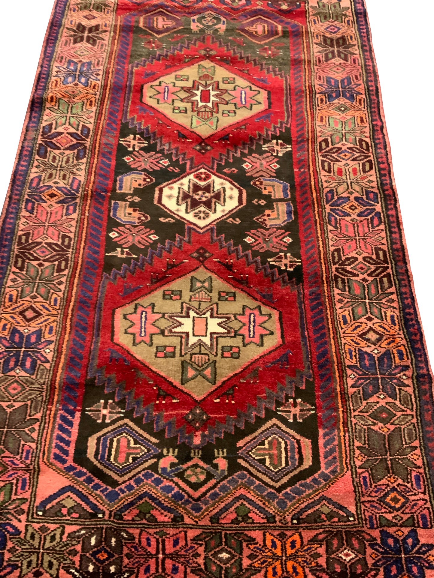 Vintage Kurdi Hamedan Rug – Rare Tribal Piece c.1960 198x110cm | Rug#10611