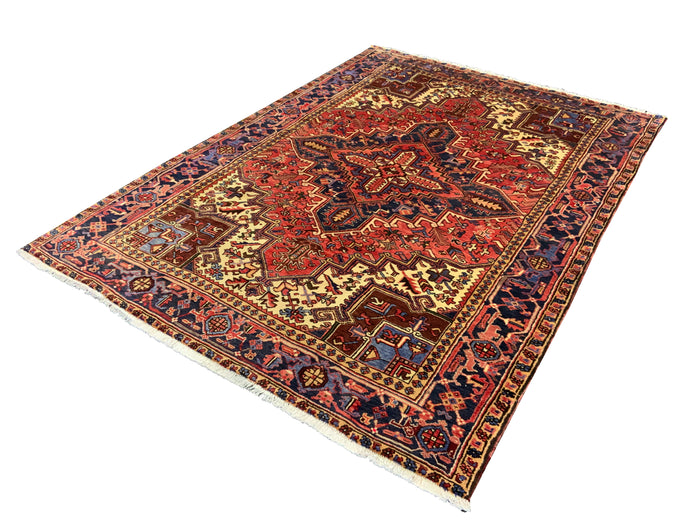 Vintage Fine Persian Heriz Rug, 408x294 cm | Rug# 10322