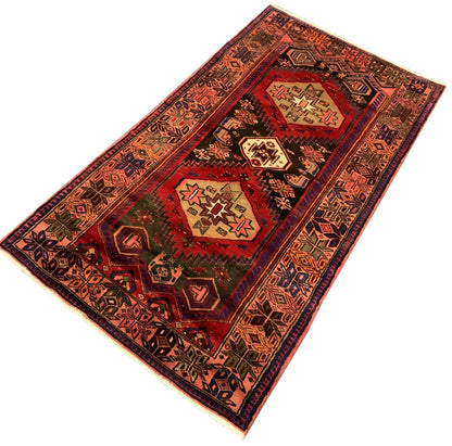 Vintage Kurdi Hamedan Rug – Rare Tribal Piece c.1960 198x110cm | Rug#10611
