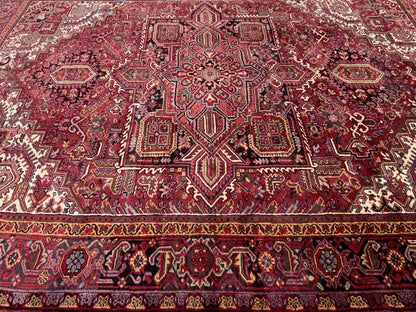 Vintage Persian Heriz Rug 371x280cm | Rug# 10327