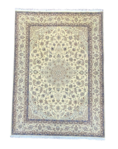 Superfine Nain , wool & silk, Persia 352x253cm | Rug# 10290
