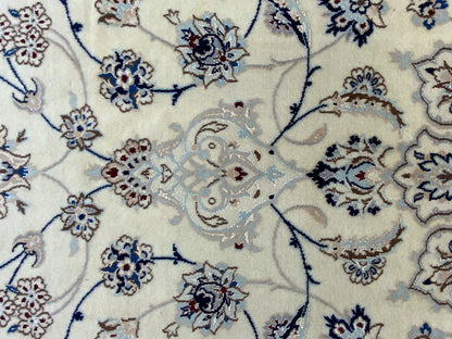 Superfine Nain , wool & silk, Persia 352x253cm | Rug# 10290