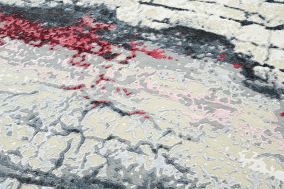 A contemporary handmade designer rug  304x249 cm |  Rug# 31309