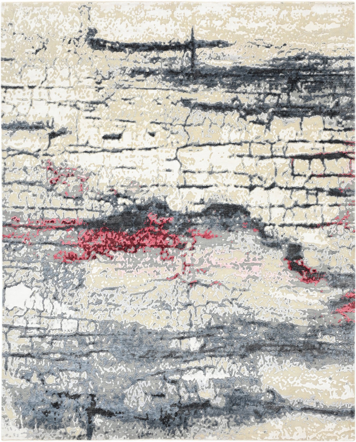 A contemporary handmade designer rug  304x249 cm |  Rug# 31309