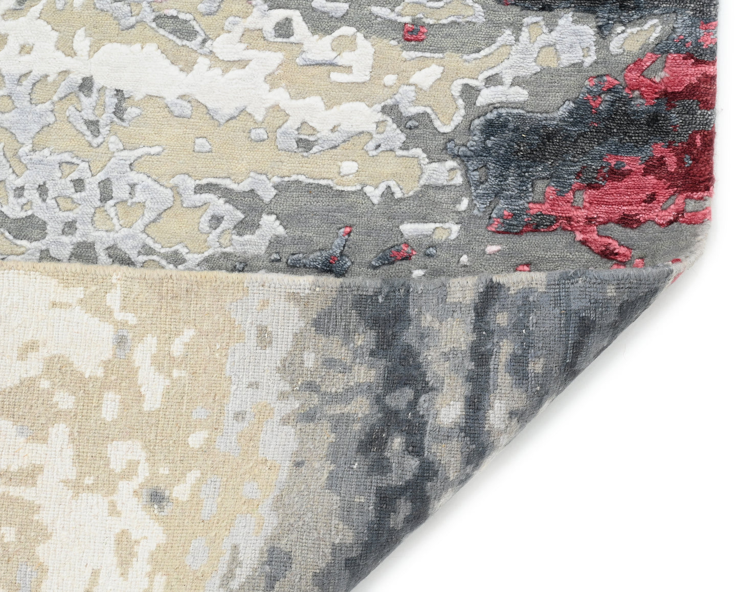 A contemporary handmade designer rug  304x249 cm |  Rug# 31309