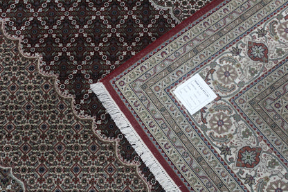 Superfine Amritsar in Tabriz  NZ wool pile 304x252 cm | Rug# 31061