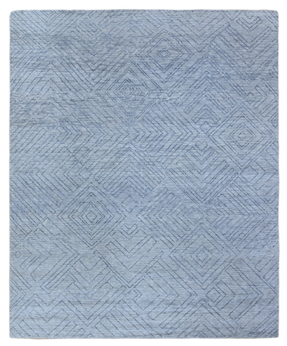 Hand knotted Scandinavian texture design 307x243 cm | Rug# 31561