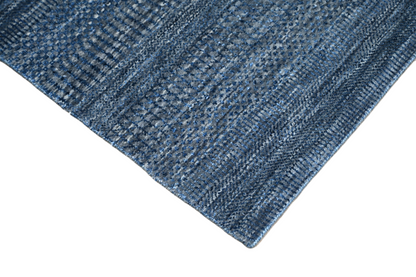 Wool & Silk Scandinavian texture designer rug 278x182 cm | Rug# 31567