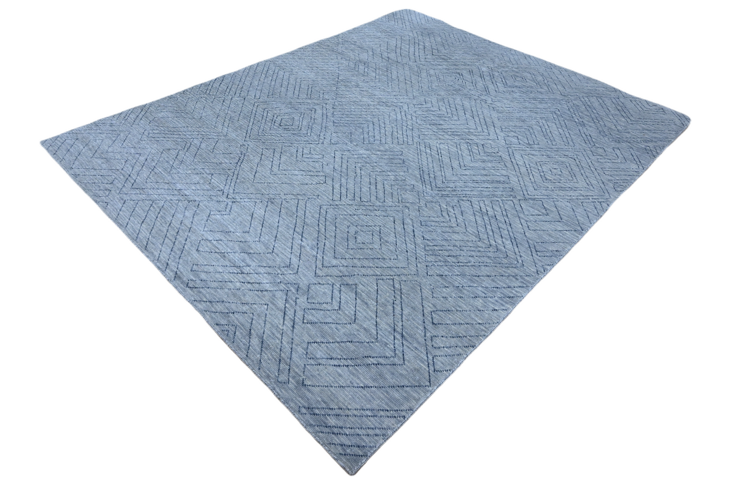 Hand knotted Scandinavian texture design 307x243 cm | Rug# 31561