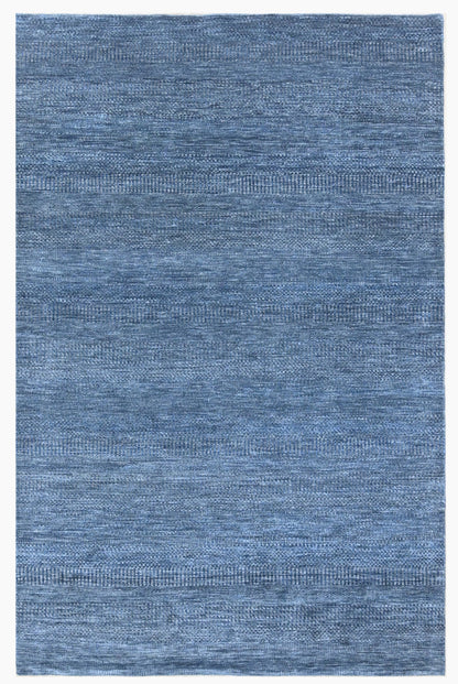 Wool & Silk Scandinavian texture designer rug 278x182 cm | Rug# 31567