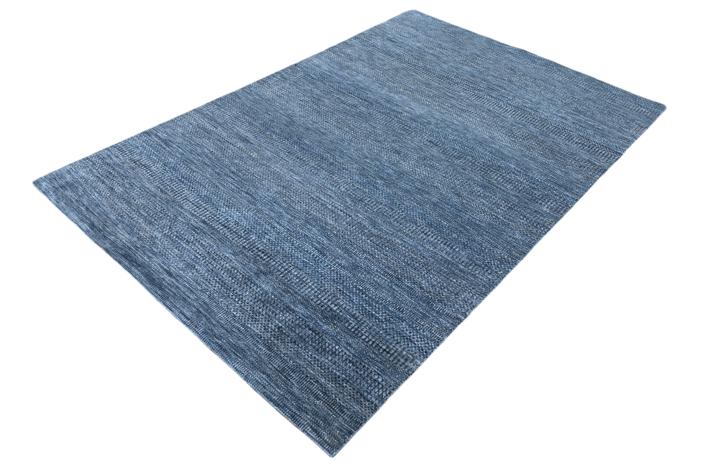 Wool & Silk Scandinavian texture designer rug 278x182 cm | Rug# 31567