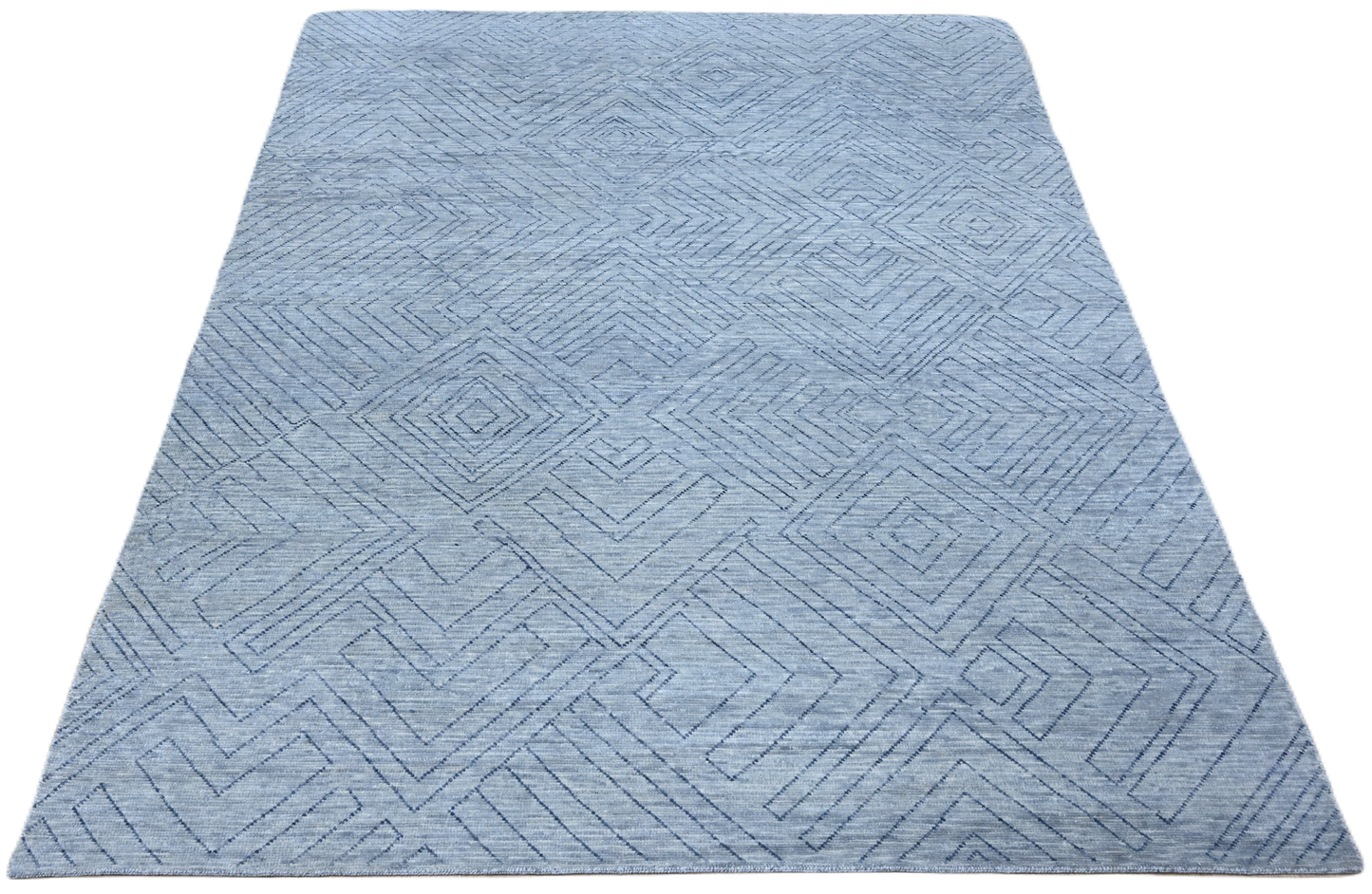 Hand knotted Scandinavian texture design 307x243 cm | Rug# 31561