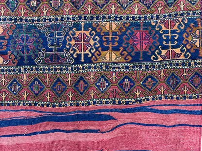 Azerbaijan Sumac Mafresh – Rare Bedding-Bag Face  167x115cm | Rug# 10474