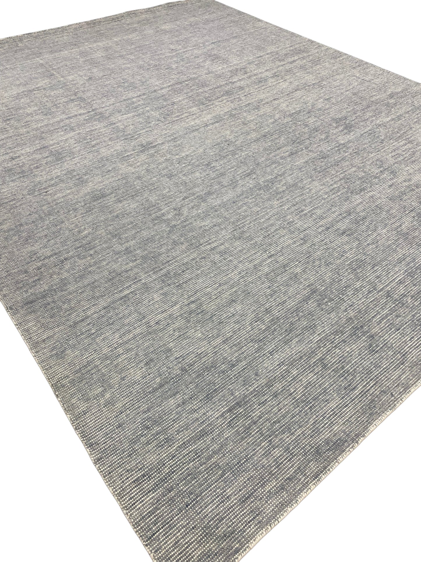 Hand-Loom designer plain in Distressed look 362x279 cm | RUG# 31502