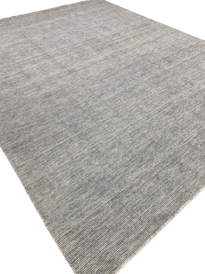 Hand-Loom designer plain in Distressed look 362x279 cm | RUG# 31502