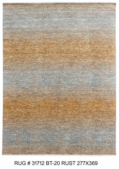 Hand knotted Agra, mid century Scandinavian design  369x277 cm | RUG # 31712