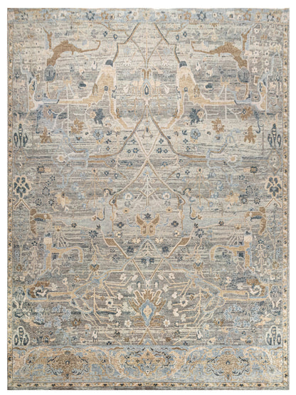 Jaipur rug in a classic 17th century Bijar design 370x275 cm | Rug # 31804