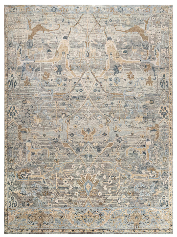 Jaipur rug in a classic 17th century Bijar design 370x275 cm | Rug # 31804