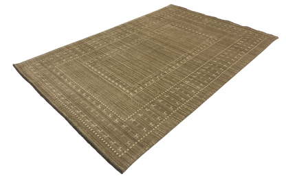Hand-Loom rug woven with fine wool and bamboo silk, 297x201cm | Rug# 10657