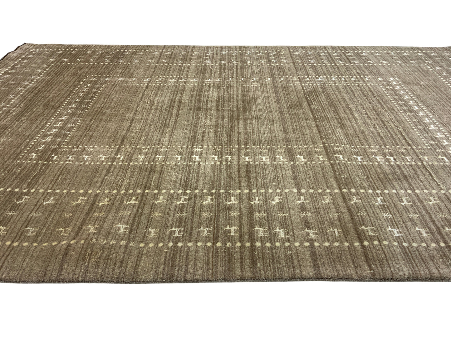 Hand-Loom rug woven with fine wool and bamboo silk, 297x201cm | Rug# 10657
