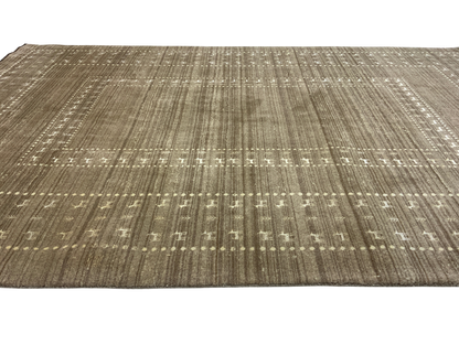 Hand-Loom rug woven with fine wool and bamboo silk, 297x201cm | Rug# 10657