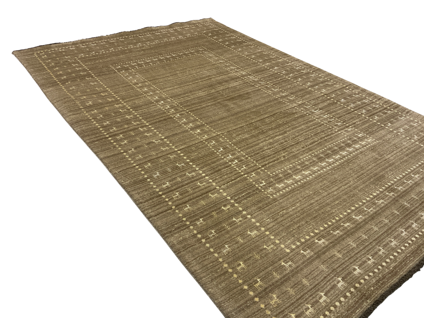 Hand-Loom rug woven with fine wool and bamboo silk, 297x201cm | Rug# 10657