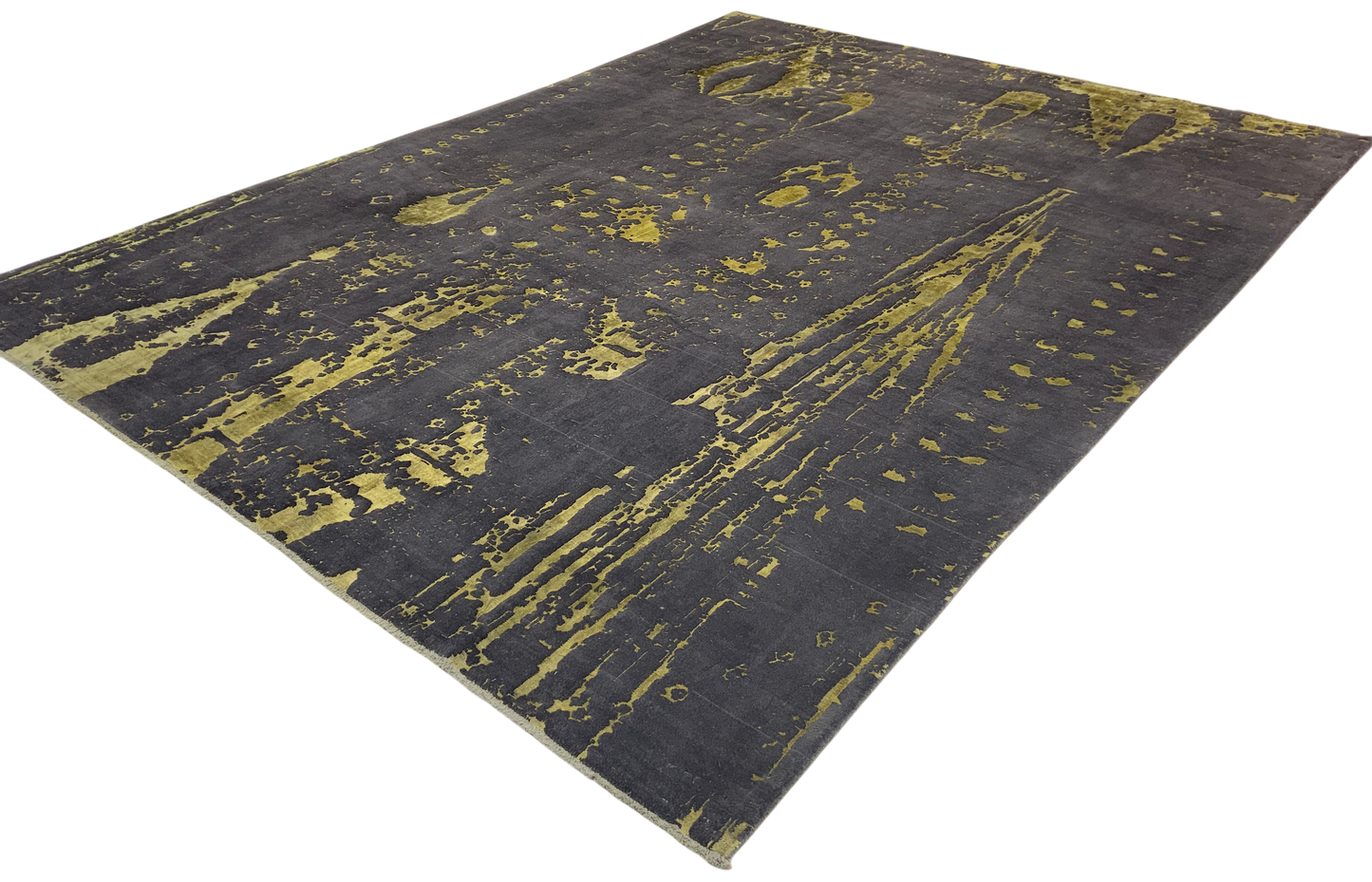 A Jakard-loom rug woven with fine Persian wool and bamboo silk pile  390x298cm | Rug# 10678