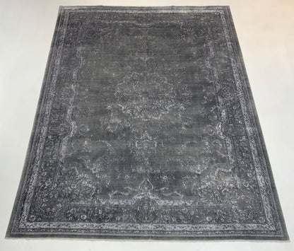 Loom rug woven with fine wool and bamboo silk pile  386x302 cm  | Rug# 10677