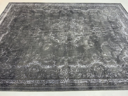 Loom rug woven with fine wool and bamboo silk pile  386x302 cm  | Rug# 10677