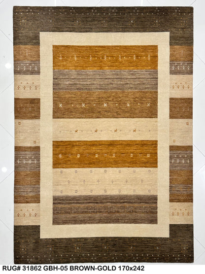 modern Gabbeh rug, India 276x187cm | RUG# 31862