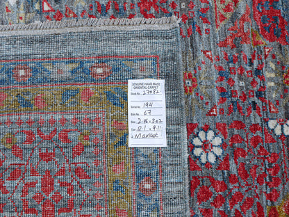 Custom-Made Afghan Mamluk Rug, 302x246 cm | Rug#27082
